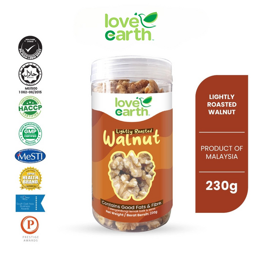 Love Earth Lightly Roasted Walnut 230g