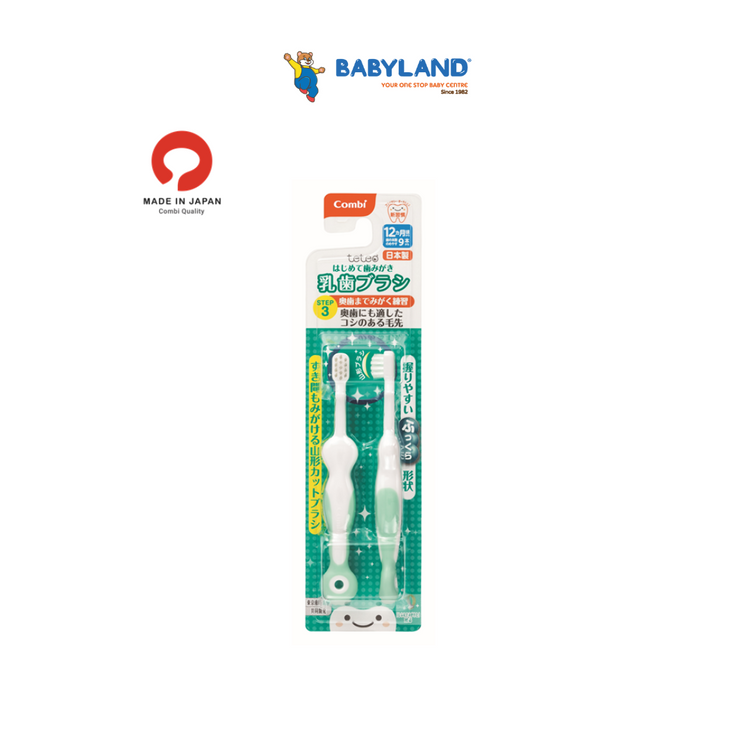 Combi Baby Teteo Baby Toothbrush Step 3 (12m+)