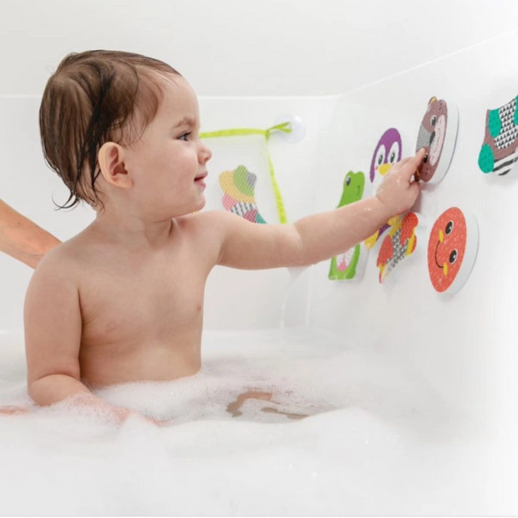 Infantino 305096 Mix & Match Bath Sticker Pals (4m+)