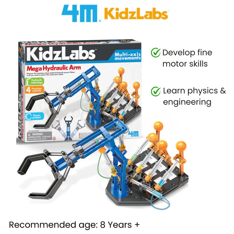 4M KidzLabs - Mega Hydraulic Arm (8Y+)