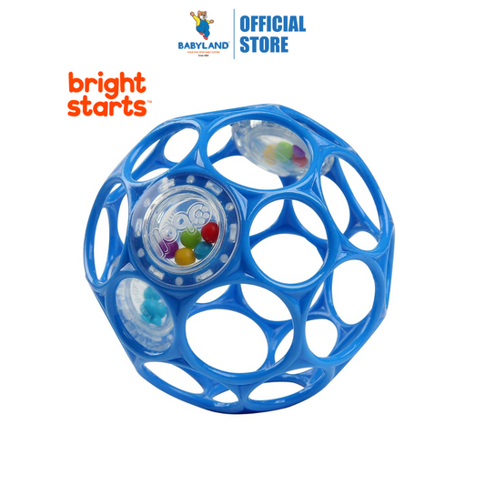 Bright Starts Oball Rattle Easy-Grasp Toy - Blue (0m+)