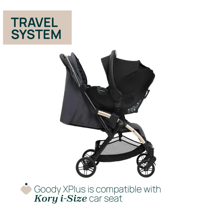 Chicco Goody XPlus Auto Fold Stroller - Dark Shadow (Newborn up to 22kg)