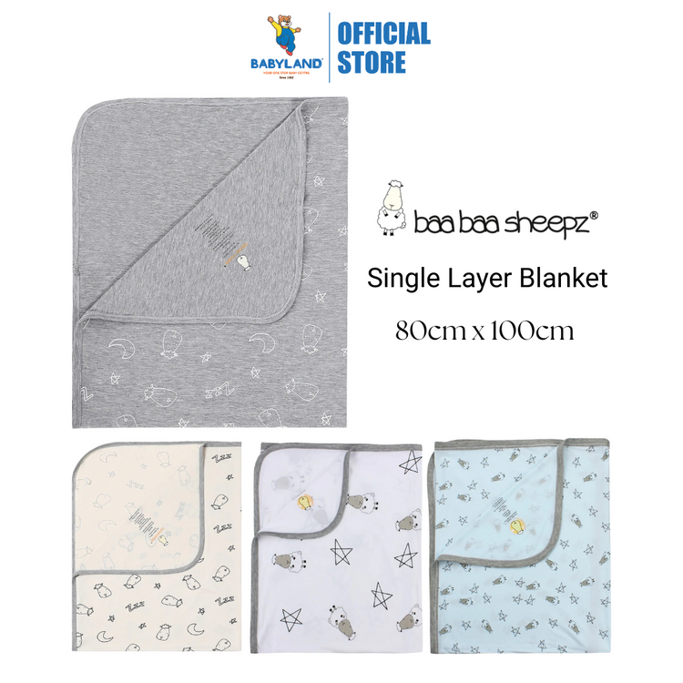 Baa Baa Sheepz Single Layer Blanket - 36M