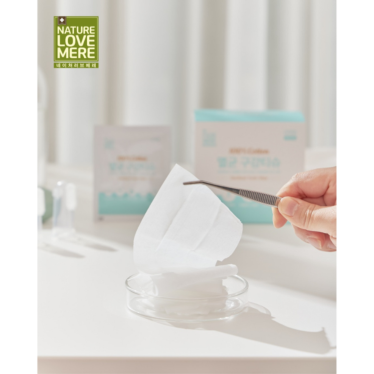 NATURE LOVE MERE Sterilized Tooth Wipe 30pcs (Cotton Fabric)