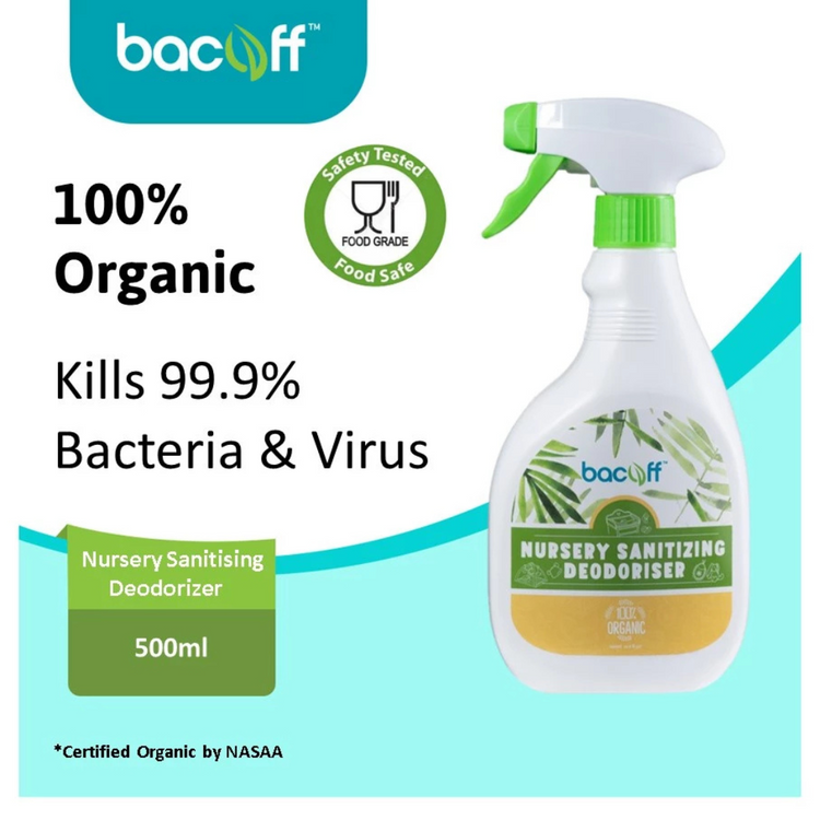 Bacoff Natural Nursery Sanitising Deodoriser (500ml)