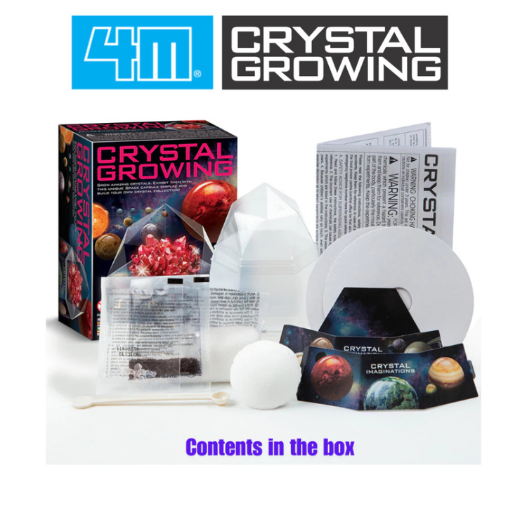 4M Crystal Growing - Crystal Imaginations Red (New Version) (10Y+)