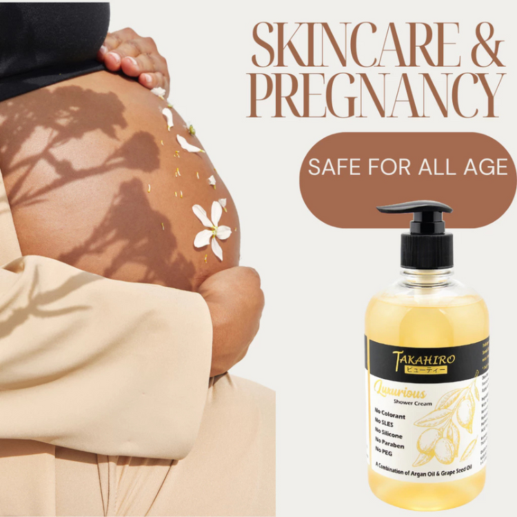 Takahiro Luxurious Shower Cream 500ml - grape seed oil - moisturising