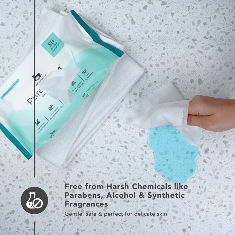Applecrumby PureBasics Wipes (80s x 3)