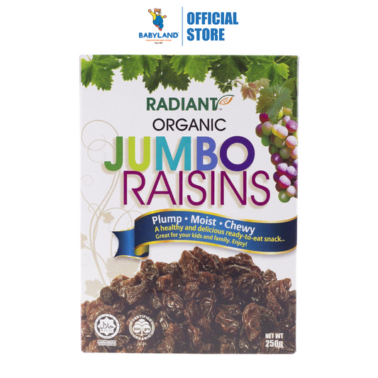 Radiant Organic Jumbo Raisins (250g)