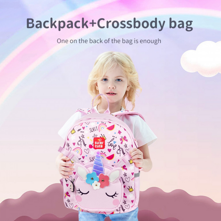 Supercute Two-in-One School Backpack