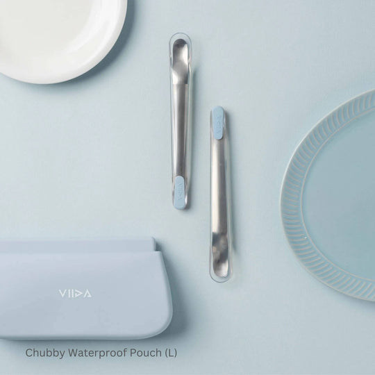 Viida Ula Feeding Spoon - Island Blue