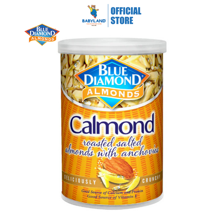 Blue Diamond Calmond Roasted Salted Almonds & Anchovies 110g (in can)