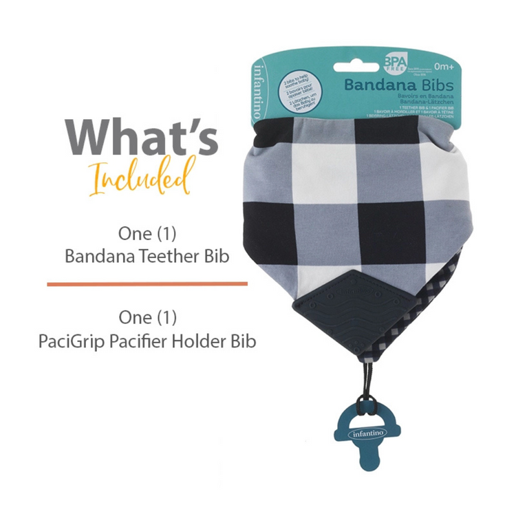 Infantino 316795 Bandana Bibs - 2 Pcs