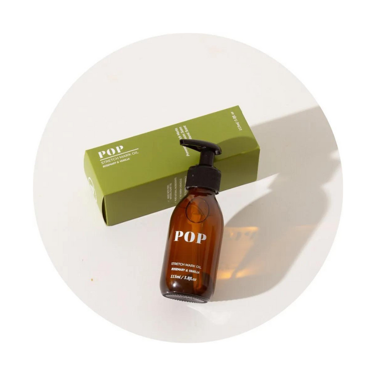 Pop Neutral Stretch Mark Oil (Rosemary & Vanilla) (115ml)
