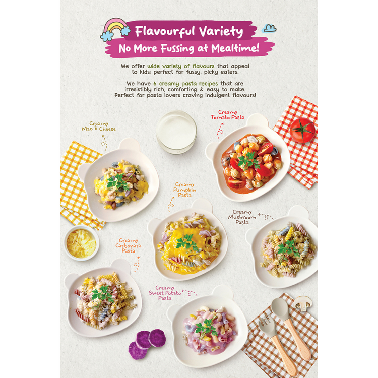 Double Happiness Quick Cook Creamy Pasta 70G (12m+)