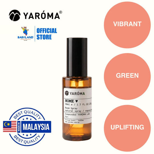 Yaroma HOME Room Spray 50 mL | Vibrant Citrus & Green Woods
