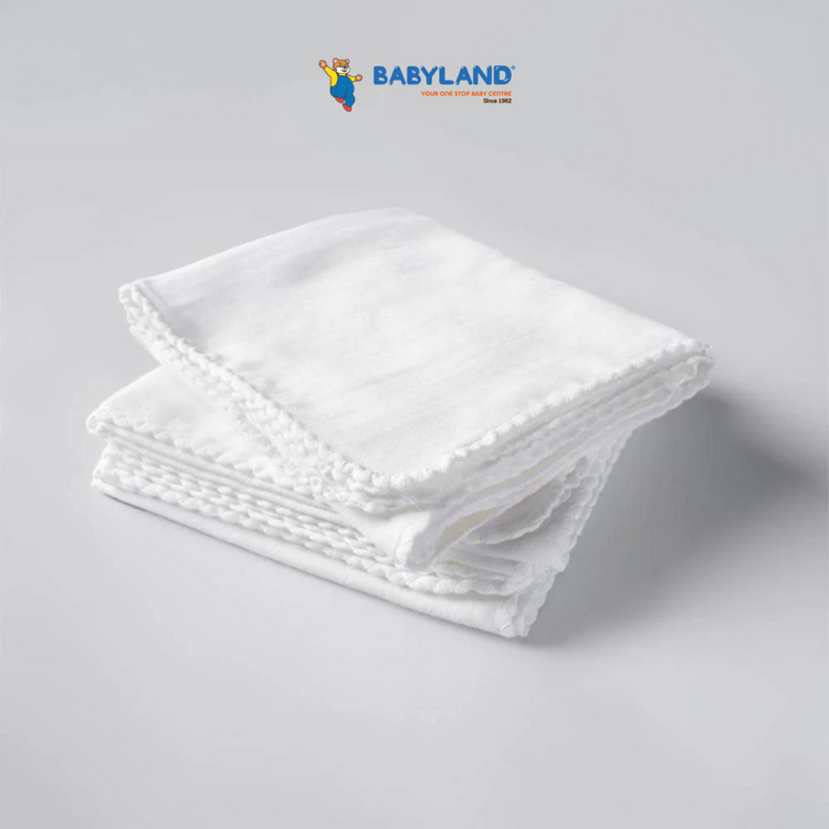 Suzuran Baby Gauze Swaddle Bath Towel (3Pcs)