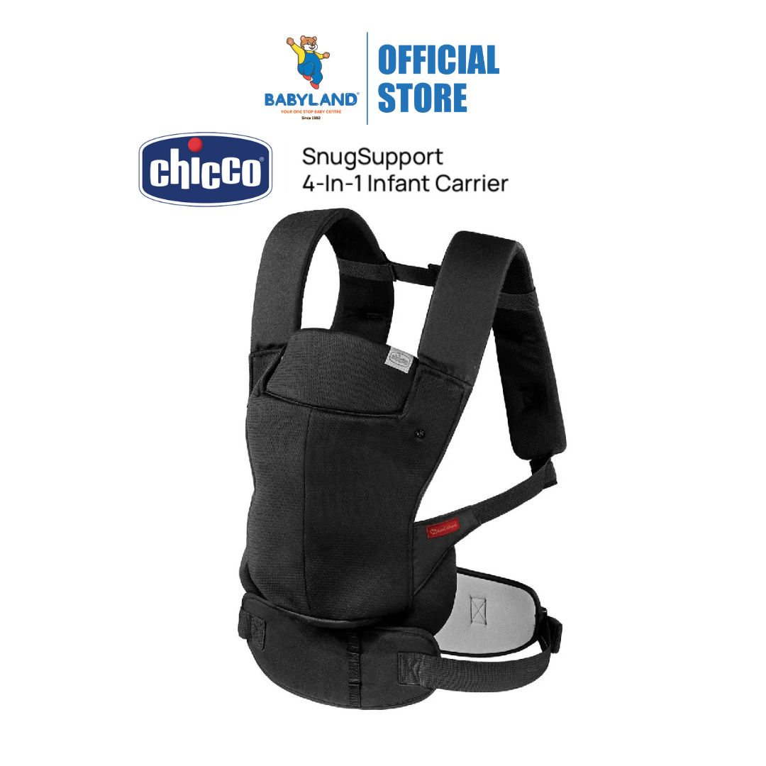 Chicco Snug Support Baby Carrier Black Babyland SS2 Malaysia