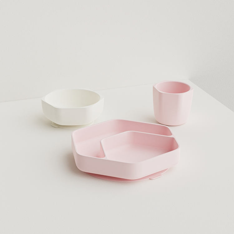 He or She Toddler Feeding Set