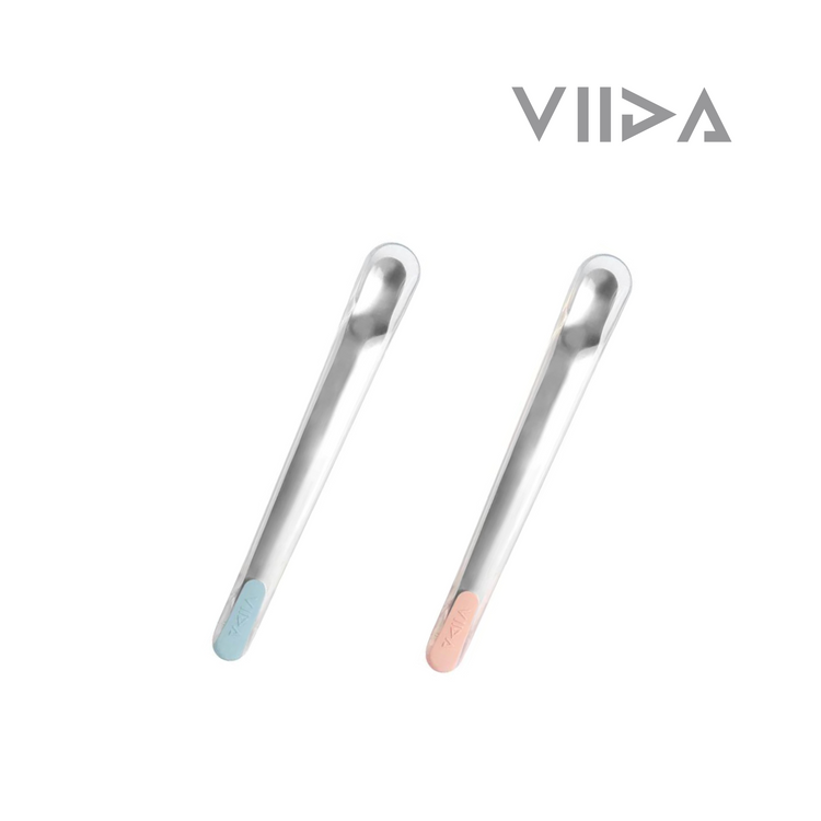 Viida Ula Feeding Spoon - Coral Pink