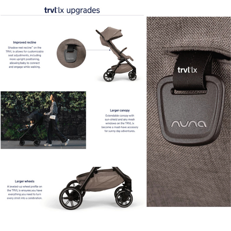 Nuna TRVL lx Lightweight Stroller (Up to 22kg)