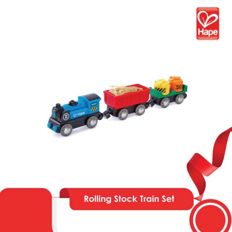 Hape 3720 Rolling Stock Train Set (3y+)