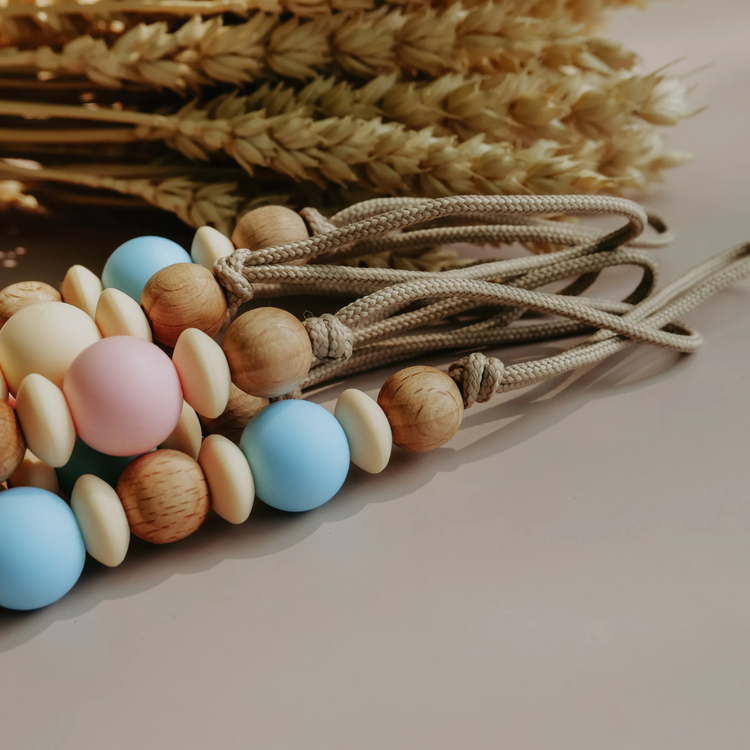 Mils and Key Ella Pastel Pacifier Clips (0m+)