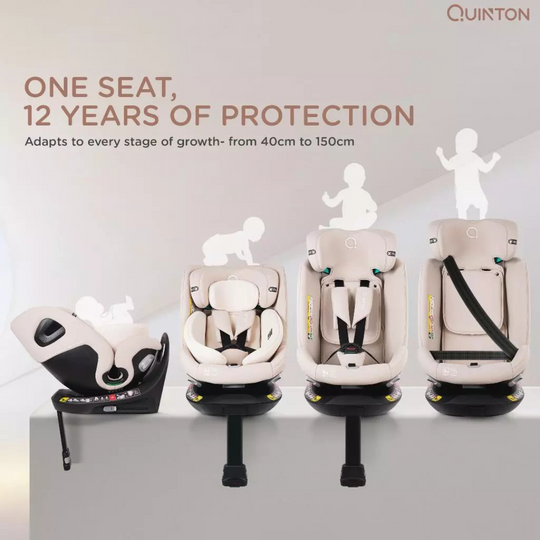 Quinton SpinGuard 360ยฐ Safety Car Seat - Black