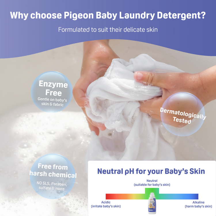 Pigeon Baby Laundry Detergent 450ml Refill x 2