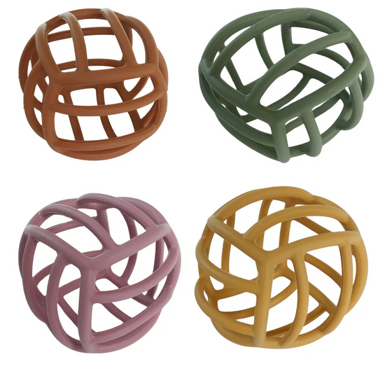 Mils and Key Geometric Teething Ball (0m+)