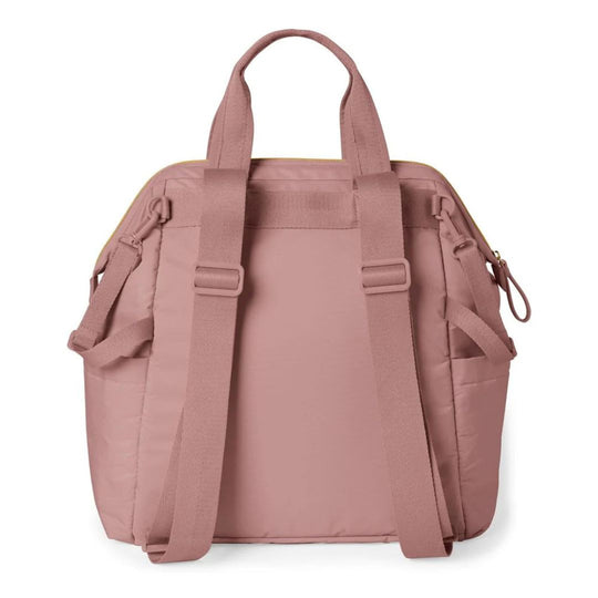 Skip Hop Main Frame Wide Open Diaper Backpack - Dusty Rose