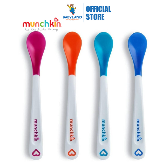 Munchkin Baby White Hot Safety Spoon (4pcs) (3m+)