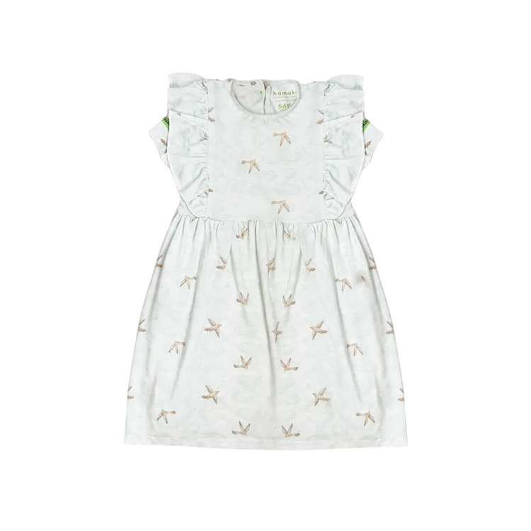Hamako Tencel Baby Kids Frill Dress Whispering Wings