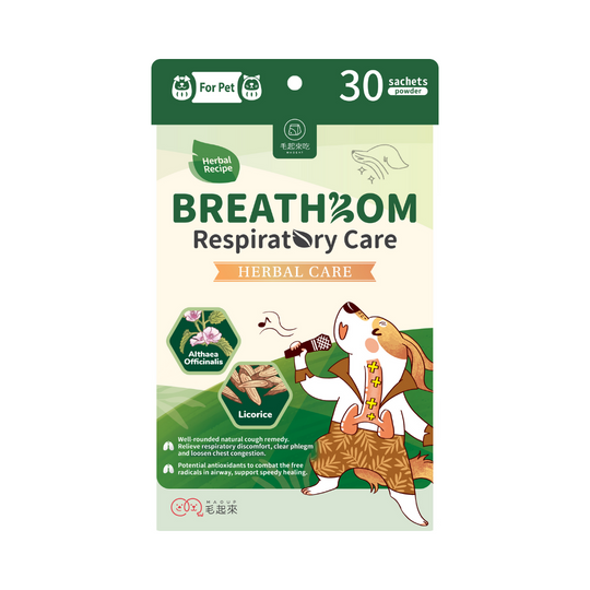 Maoup BreatheOm Respiratory Care (30 sachets) for Cat and Dog