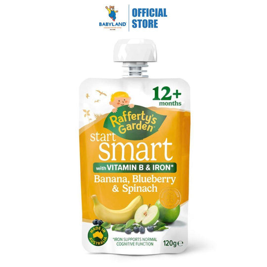 Rafferty's Garden Smart Start Banana, Blueberry & Spinach 120g (12m+)