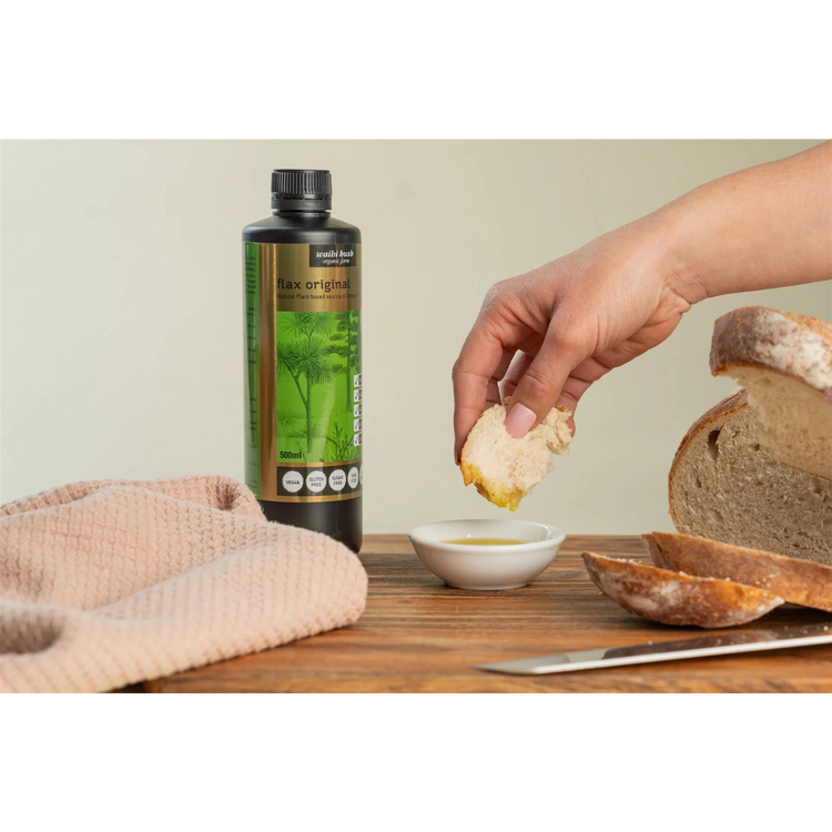 Waihi Bush Flax Original Flaxseed Oil 250ml Org C/P