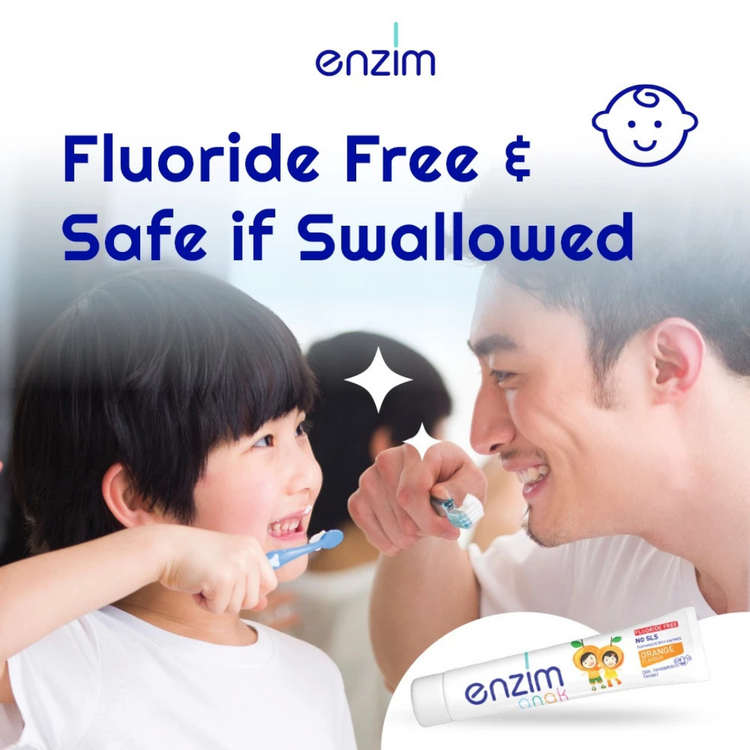 Enzim Anak Kids Toothpaste - Orange 50ml (0-5Y)