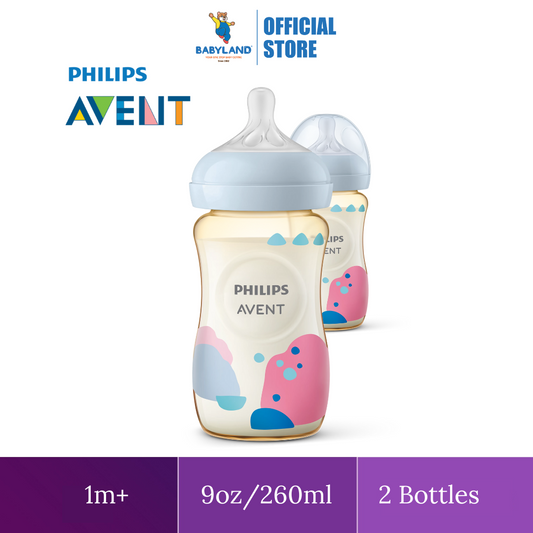 Philips Avent Natural Response PPSU Baby Bottle 1m+ (9oz/260ml x 2Pcs) SCY943/02