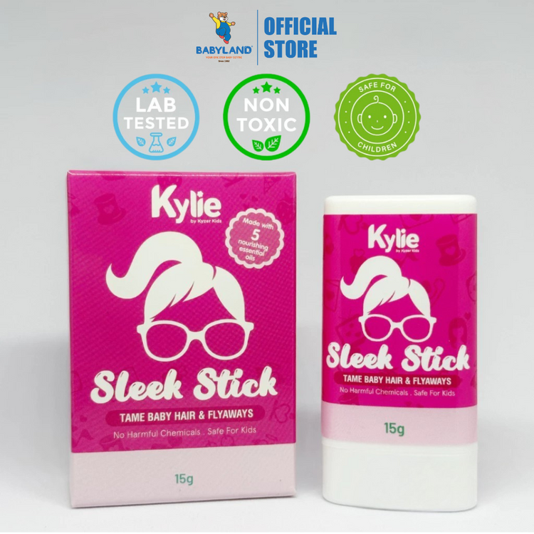 Kylie Sleek Stick - Natural Hair Balm Wax for Kids, 15g