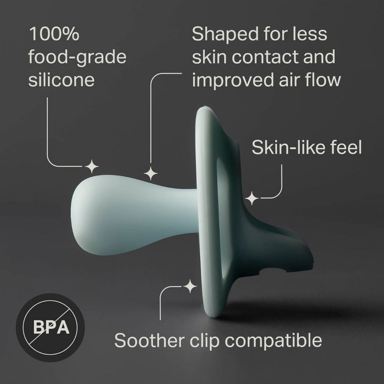 Tommee Tippee Ultra Light Stay Put Silicone Soother 2Pcs/Pack (Assorted)
