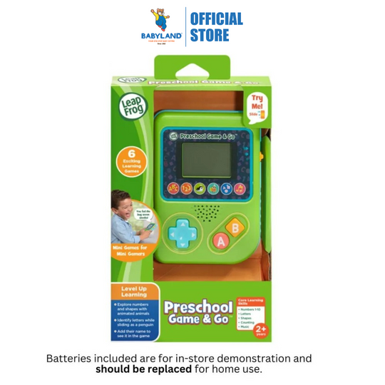 LeapFrog Preschool Game & Go - Handheld Gameboy (2Y+)