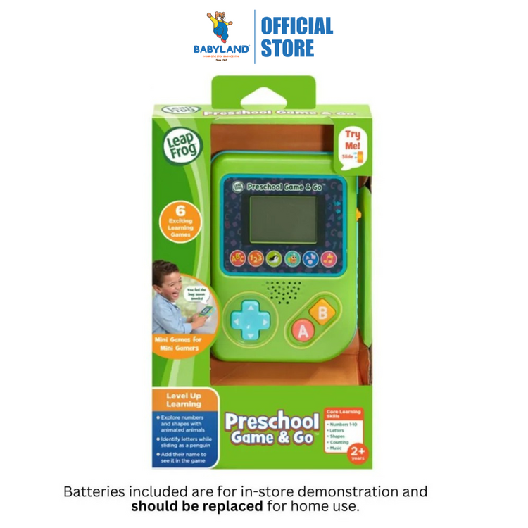 LeapFrog Preschool Game & Go - Handheld Gameboy (2Y+)