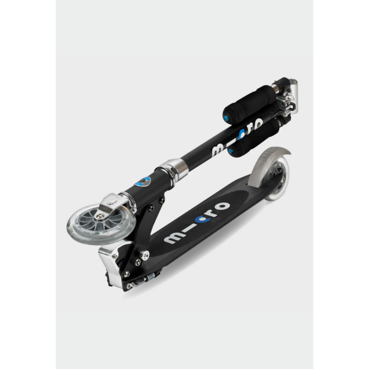 Micro Sprite LED Black (5Y+) 2-wheel foldable scooter