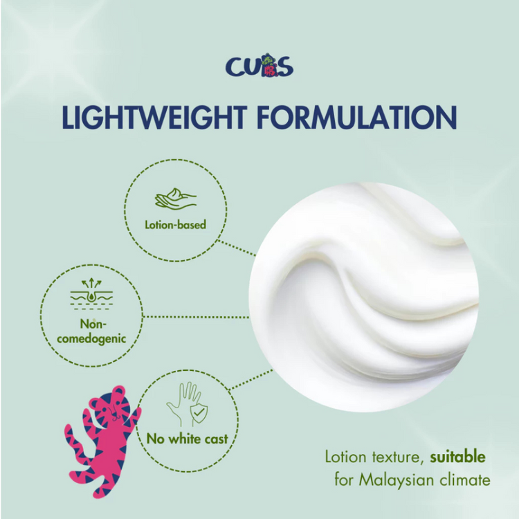 CUBS SPF30+ Mineral Sunscreen