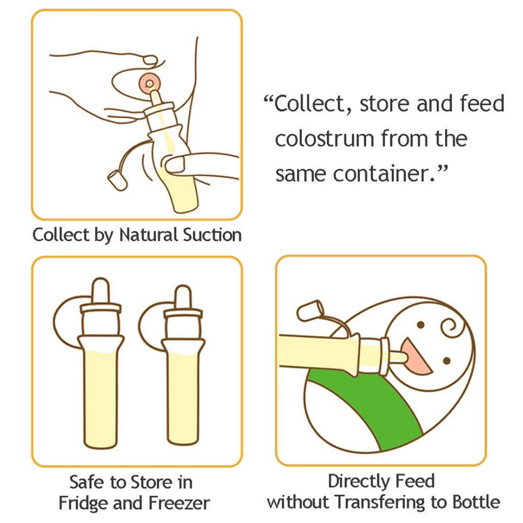 Haakaa Silicone Colostrum Collector Feeding Pack (Pre-Sterilized)