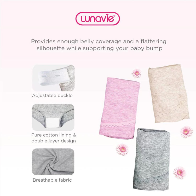 Lunavie Cotton Maxi Maternity Panty (3pcs)