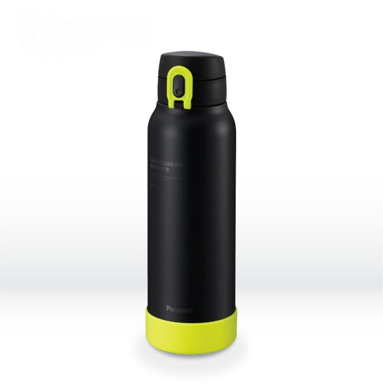 Peacock 800ml Stainless Steel One Touch Sports Bottle