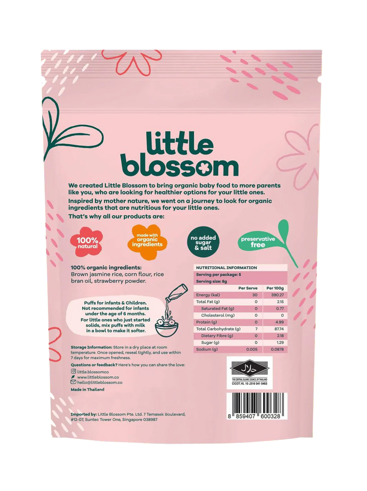 Little Blossom Organic Brown Rice Puffs