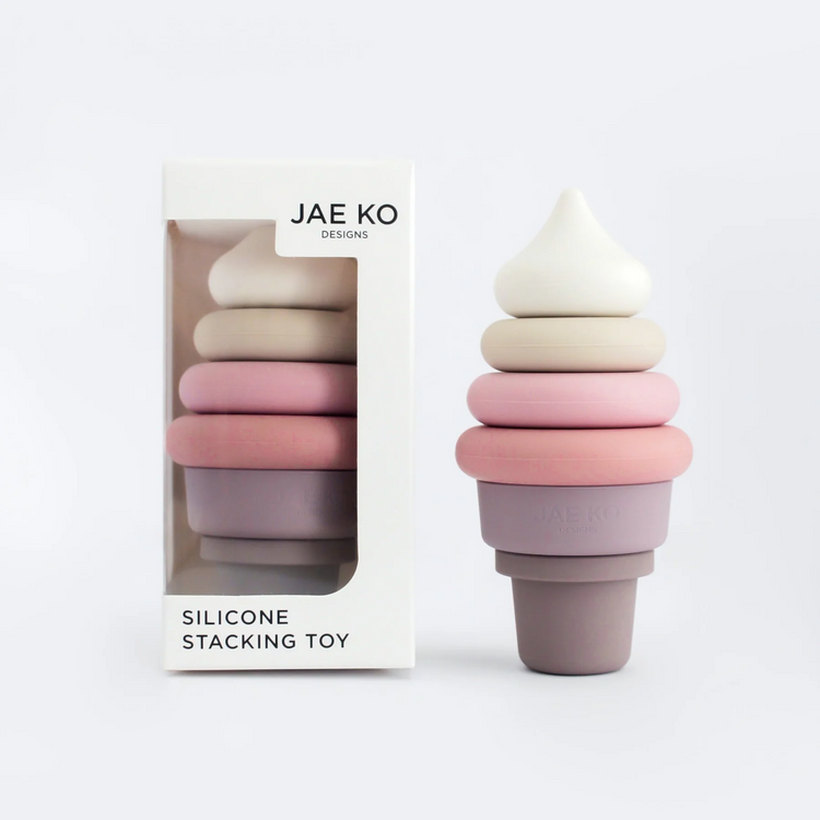Jae Ko Silicone Ice Cream Stacking Toy