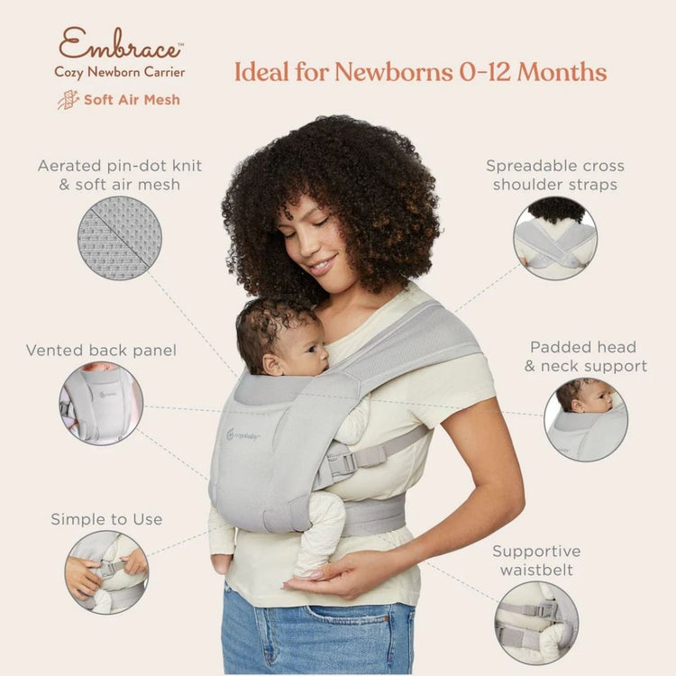 Ergobaby Embrace Soft Air Mesh Baby Carrier